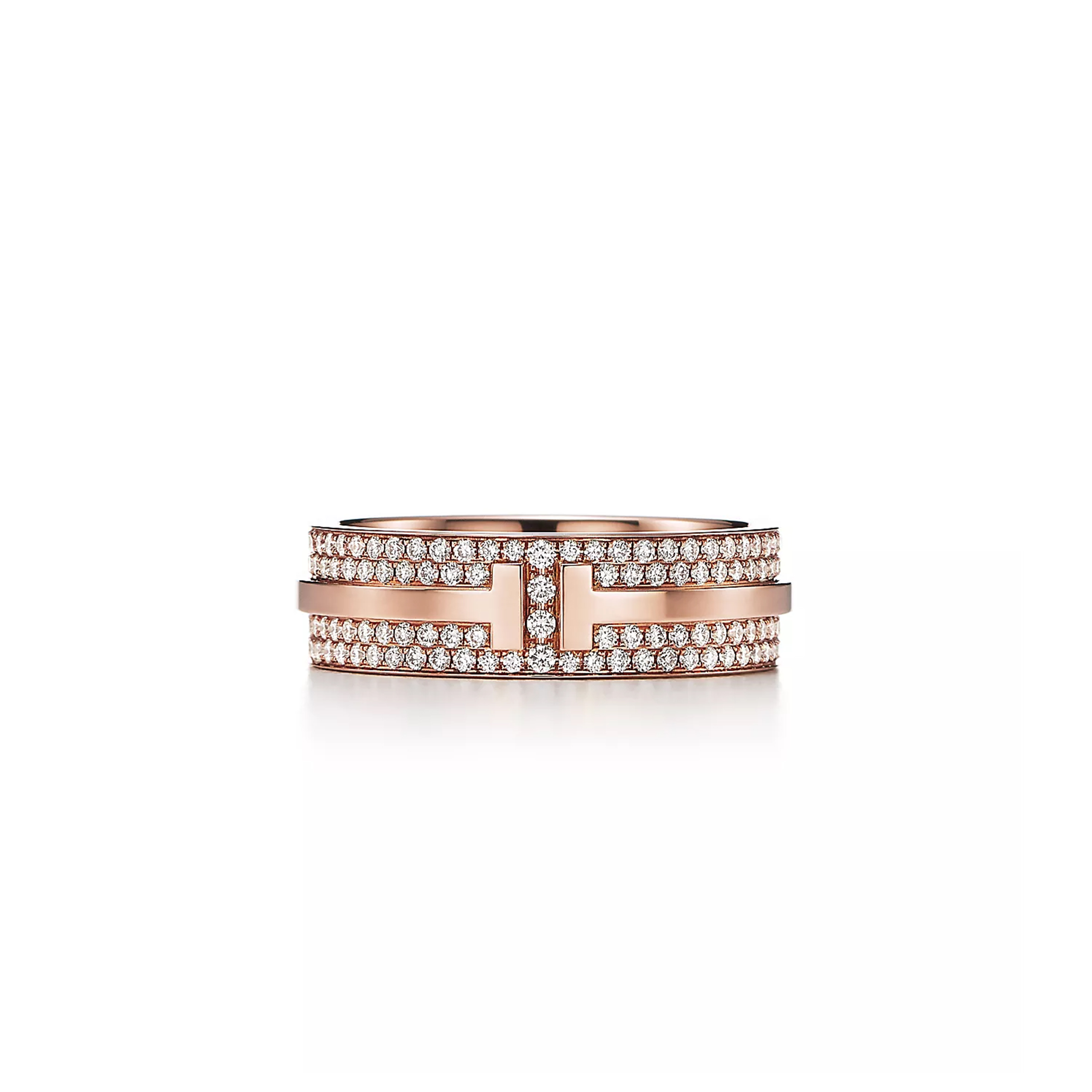 TIFFANY T WIDE PAVÉ DIAMOND RING 60150789